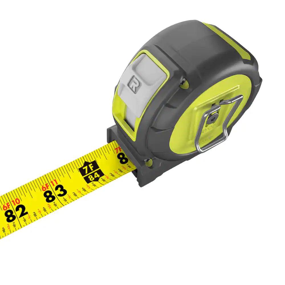 25 Ft. Tape Measure with Overmold and Wireform Belt Clip (2-Pack)