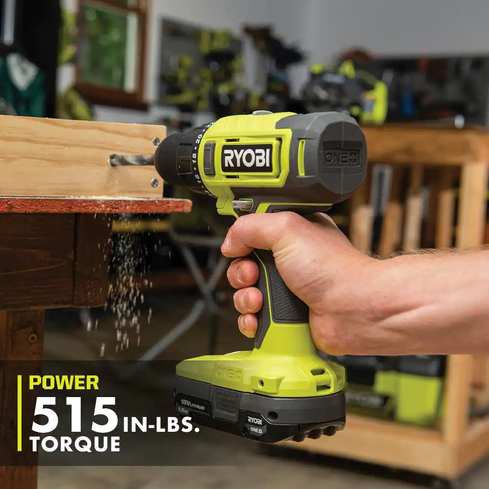 ONE+ 18V Cordless 2-Tool Combo Kit with Drill/Driver, Circular Saw, (2) 1.5 Ah Batteries, and Charger