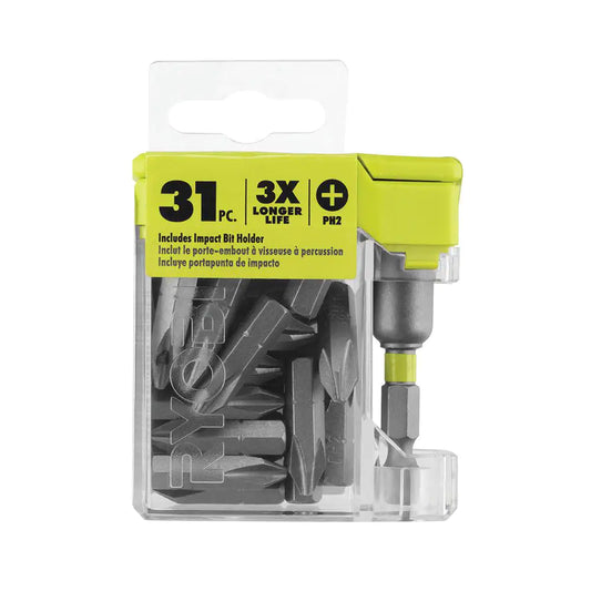 1 In. Bulk Impact Drive Bit Set (31-Piece)