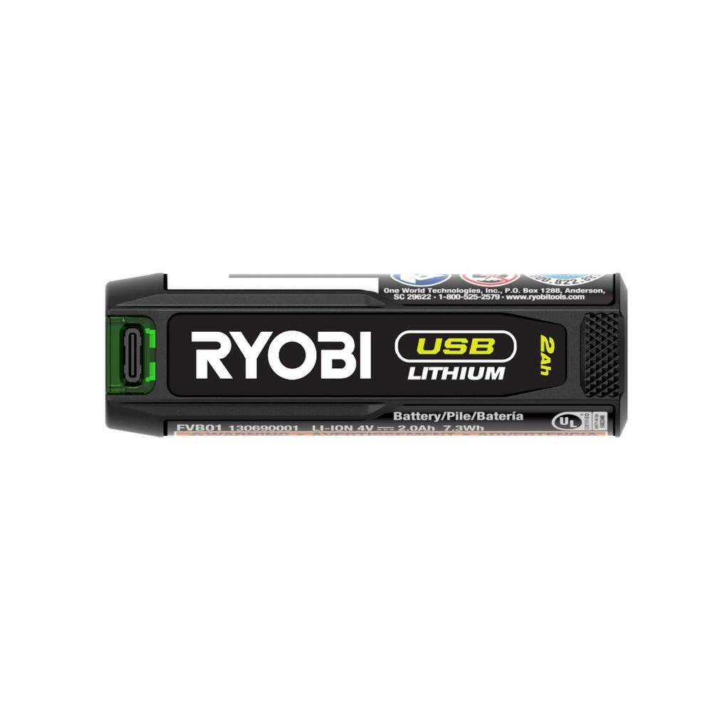 USB Lithium 2.0 Ah Lithium-Ion Rechargeable Battery (4-Pack)