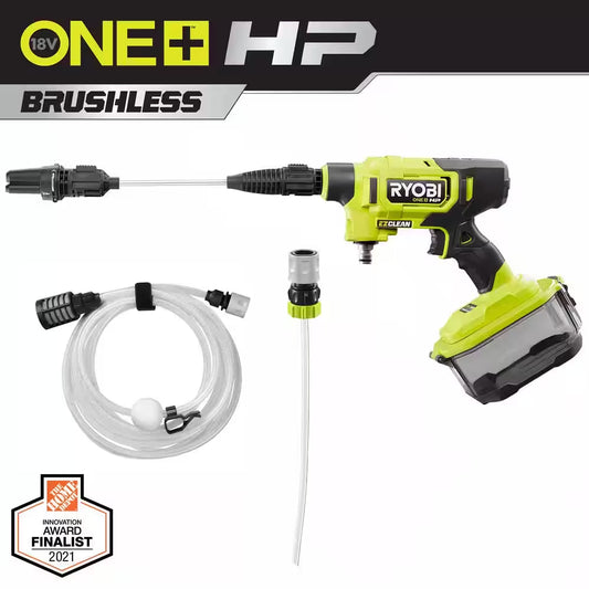 ONE+ HP 18V Brushless Ezclean 600 PSI 0.7 GPM Cordless Cold Water Power Cleaner (Tool Only)