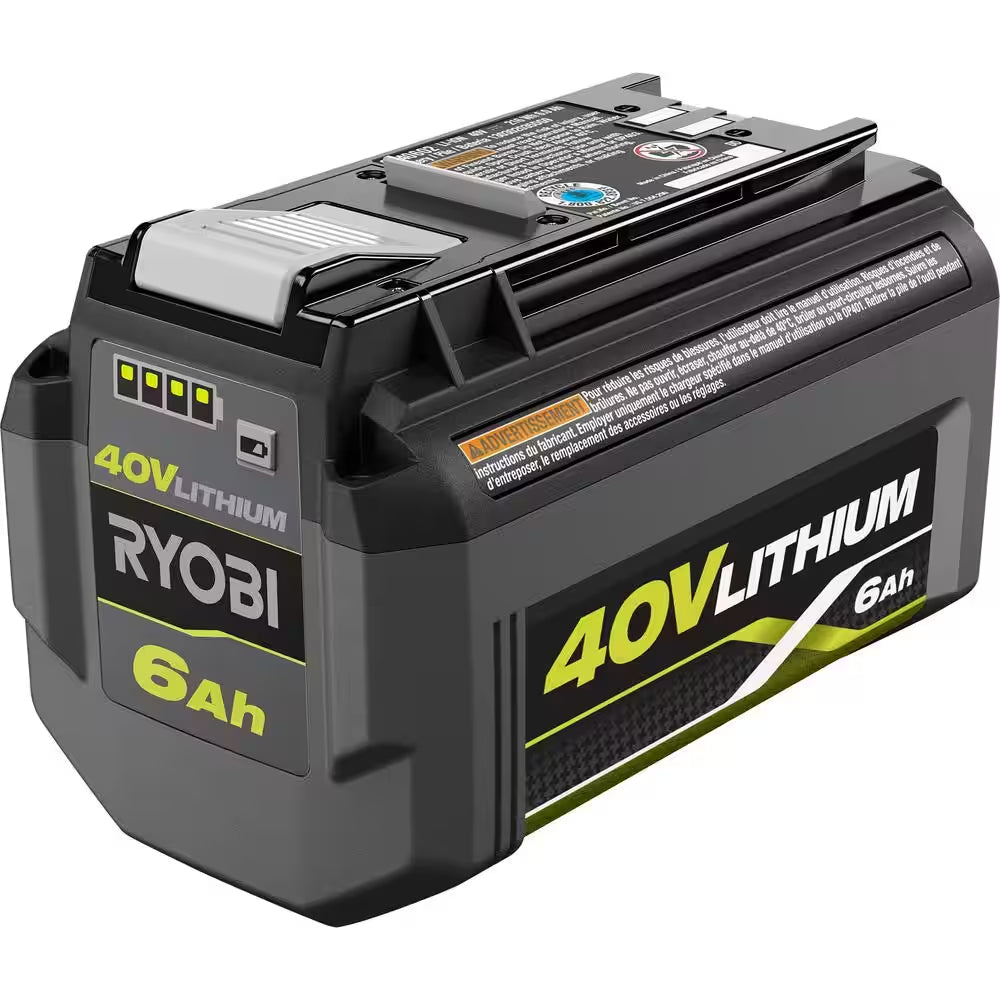 40V Lithium-Ion 6.0 Ah High Capacity Battery and Charger Kit