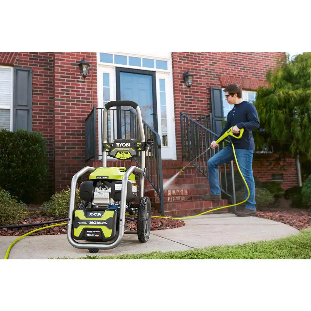 3300 PSI 2.5 GPM Cold Water Gas Pressure Washer with Honda GCV200 Engine