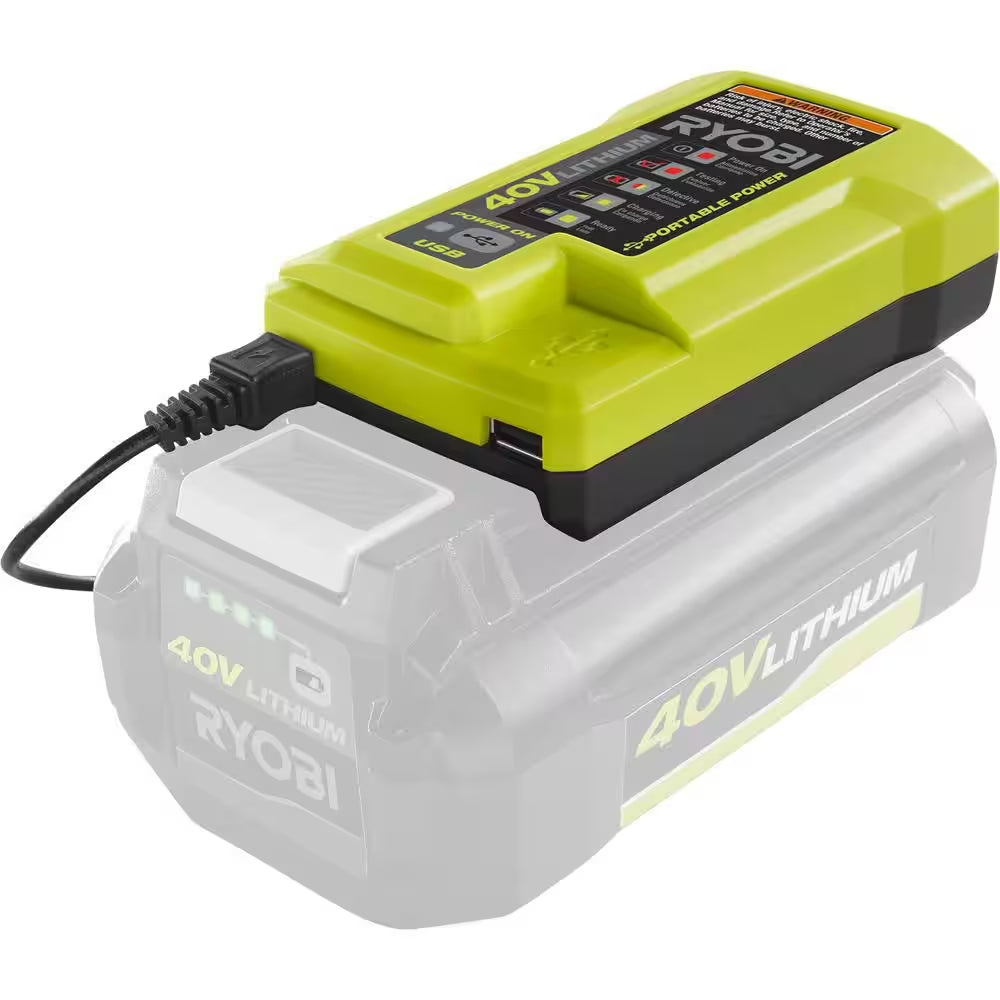 40V Lithium-Ion 4.0 Ah Battery and Charger