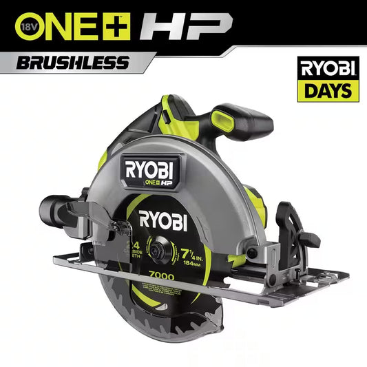 ONE+ HP 18V Brushless Cordless 7-1/4 In. Circular Saw (Tool Only)