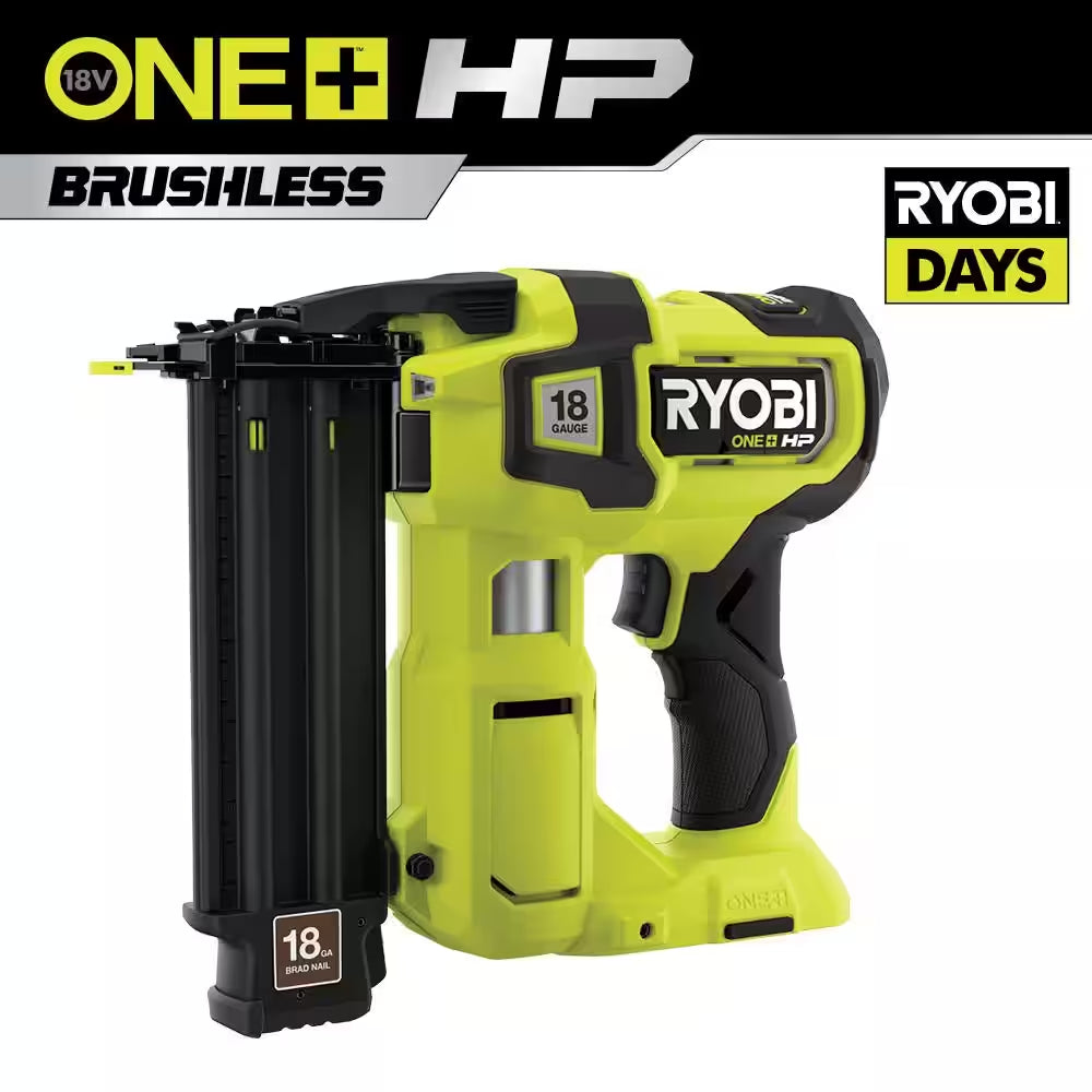 ONE+ HP 18V 18-Gauge Brushless Cordless Airstrike Brad Nailer (Tool Only)