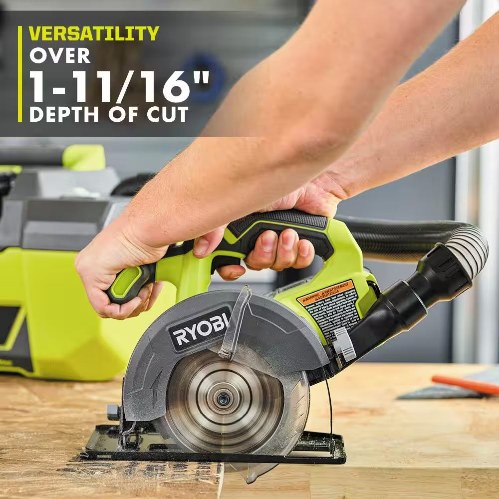 ONE+ 18V Cordless 2-Tool Combo Kit with Drill/Driver, Circular Saw, (2) 1.5 Ah Batteries, and Charger