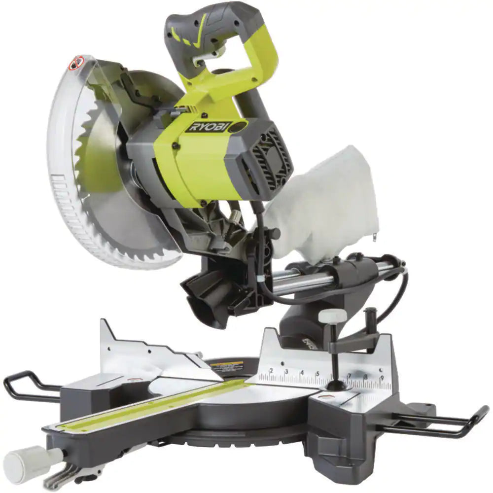 15 Amp 10 In. Corded Sliding Compound Miter Saw and Universal Miter Saw QUICKSTAND