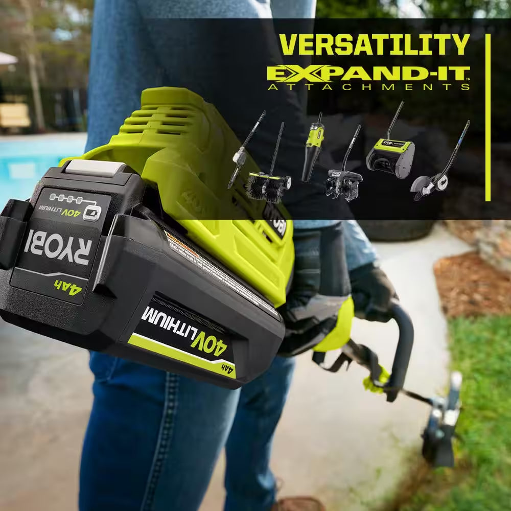 40V Expand-It Cordless Battery Attachment Capable String Trimmer (Tool Only)