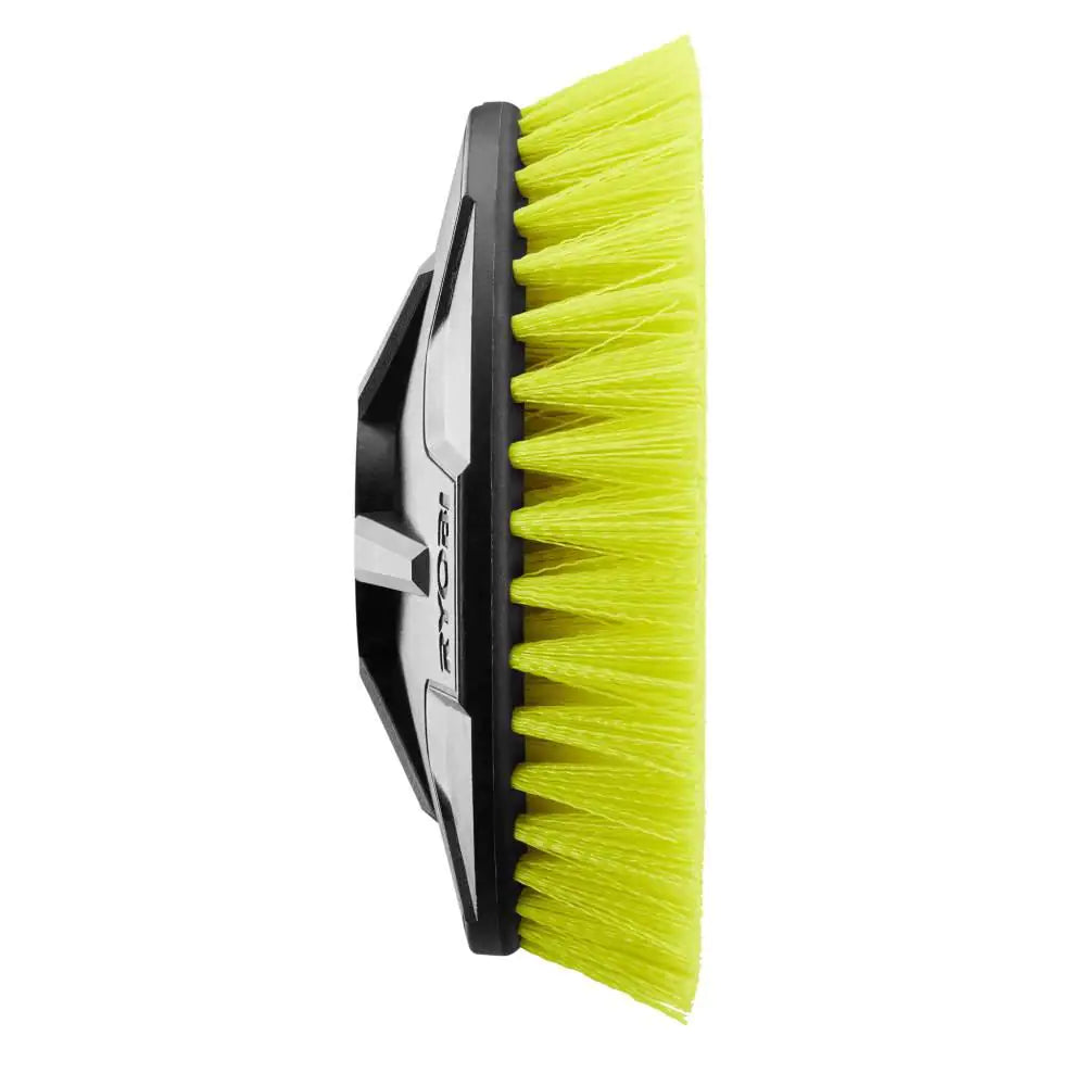 6 In. Medium Bristle Brush Accessory for RYOBI P4500 and P4510 Scrubber Tools