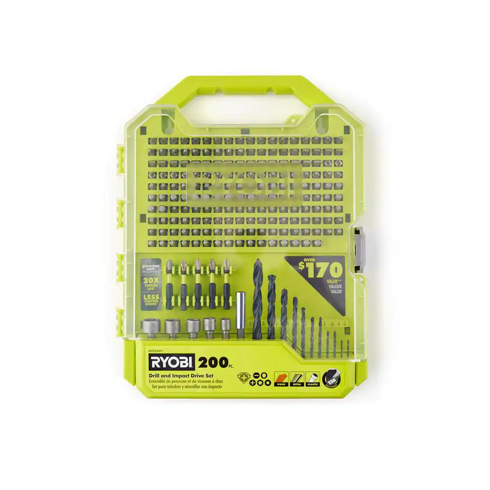 200-Piece Drill and Impact Drive Set