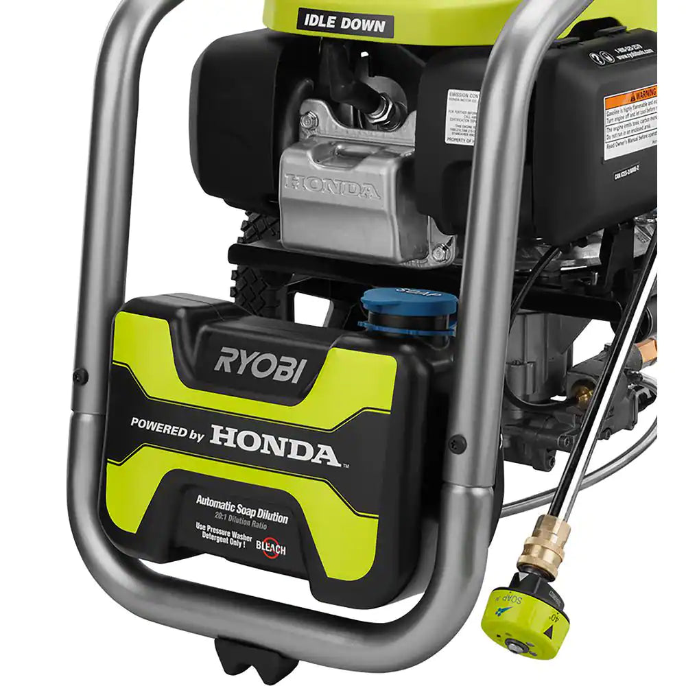 3300 PSI 2.5 GPM Cold Water Gas Pressure Washer with Honda GCV200 Engine