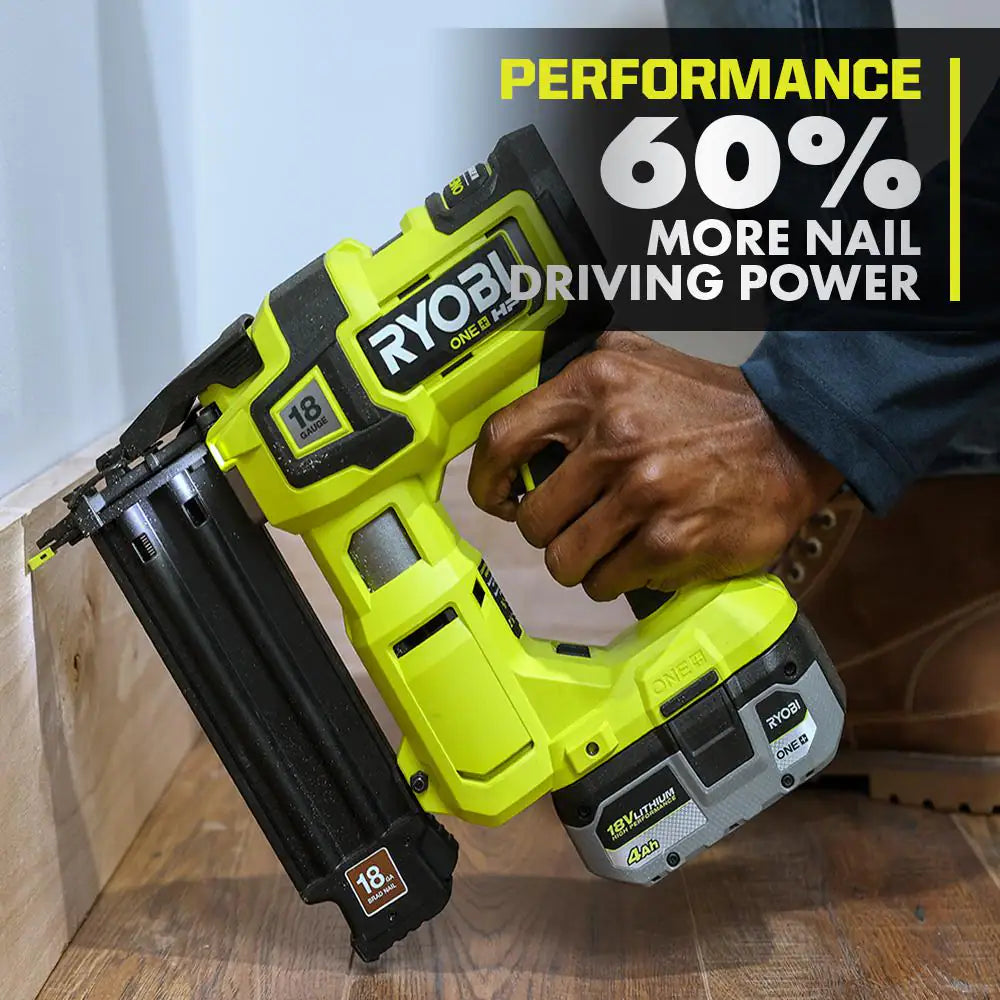 ONE+ HP 18V 18-Gauge Brushless Cordless Airstrike Brad Nailer (Tool Only)