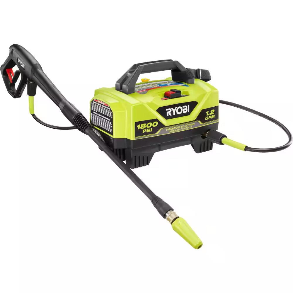 1800 PSI 1.2 GPM Cold Water Corded Electric Pressure Washer