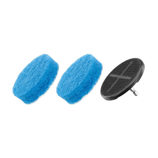 3.5 In. 3-Piece Scour Pad Scrubbing Kit for RYOBI P4400 Scrubber Tool