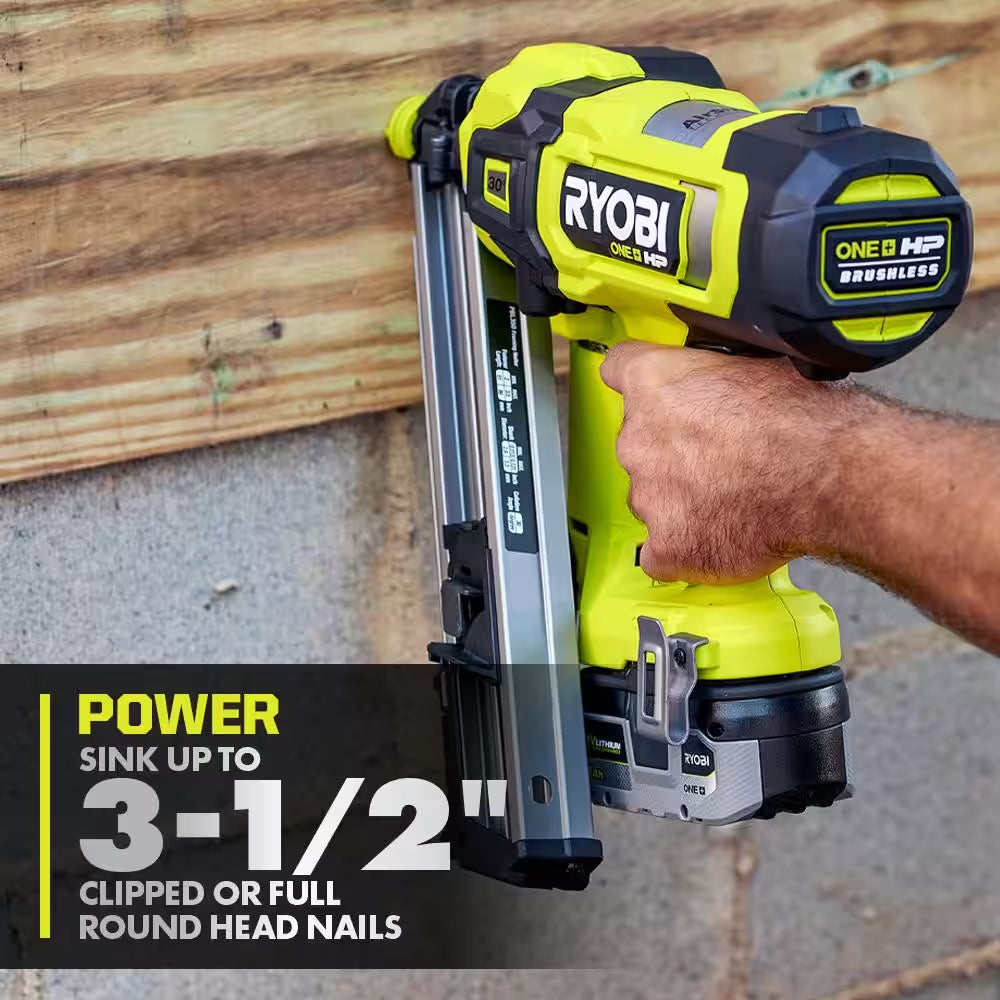 ONE+ HP 18V Brushless Cordless Airstrike 30° Framing Nailer (Tool Only)