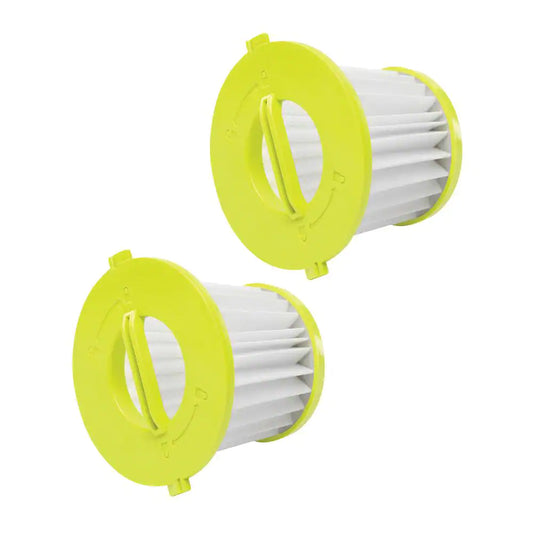 Hand Vacuum Replacement HEPA Filters (2-Pack)