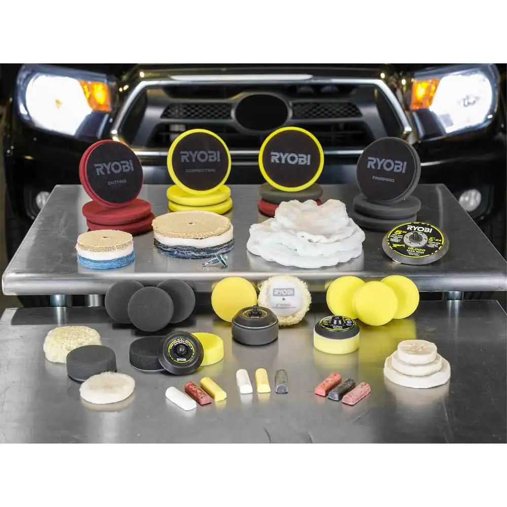 4 In. to 7 In. Buffing Bonnet Set (2-Piece)