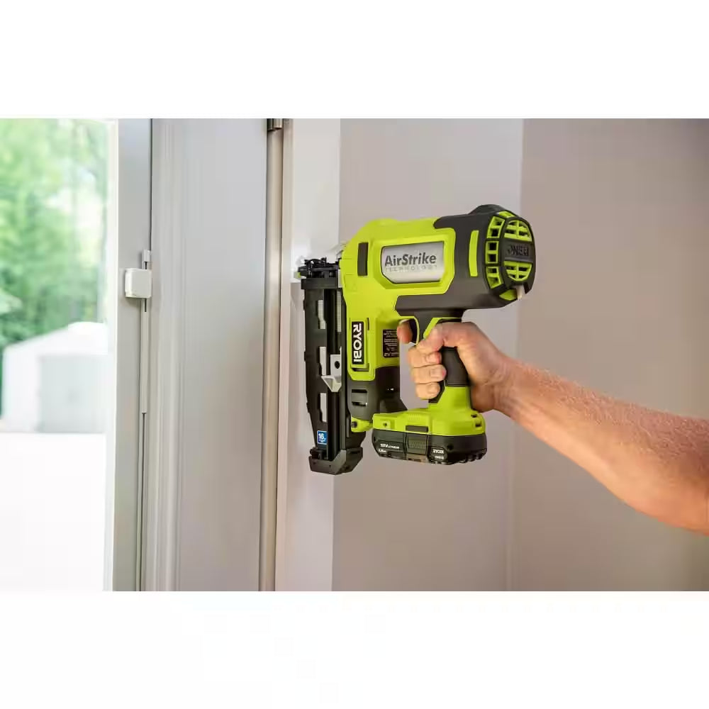 ONE+ 18V Cordless 2-Tool Combo Kit with Airstrike 18-Gauge Brad Nailer and 16-Gauge Straight Finish Nailer (Tools Only)