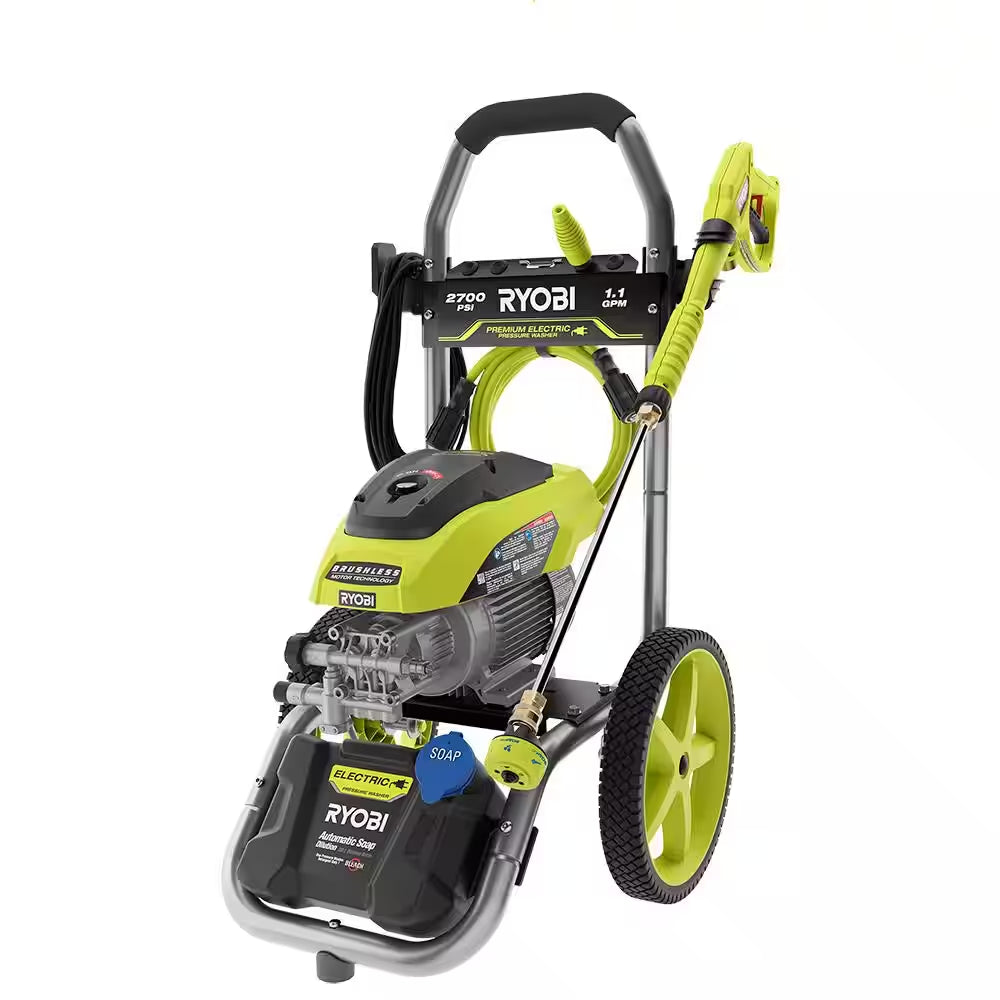 2700 PSI 1.1 GPM Cold Water Corded Electric Pressure Washer