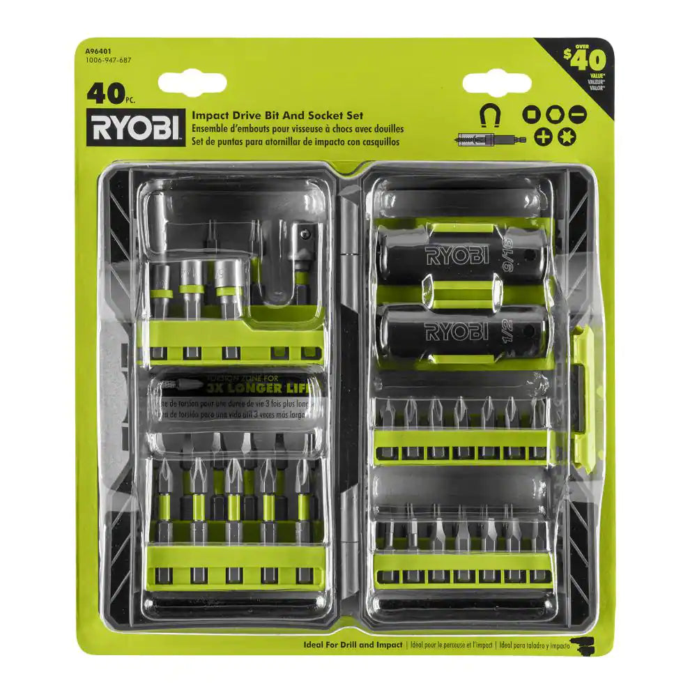 40-Piece Impact Drive Bit Set and Socket