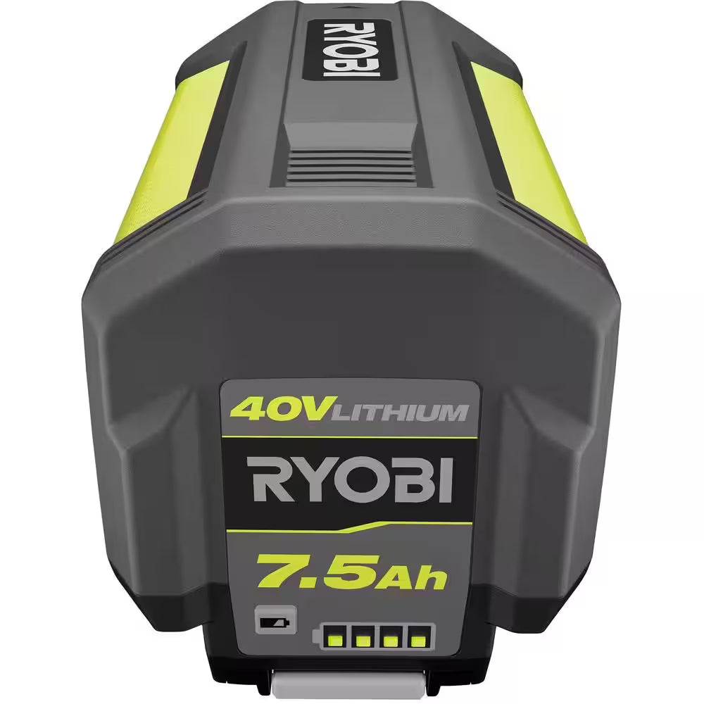 40-Volt Lithium-Ion High Capacity 7.5 Ah Battery and Rapid Charger