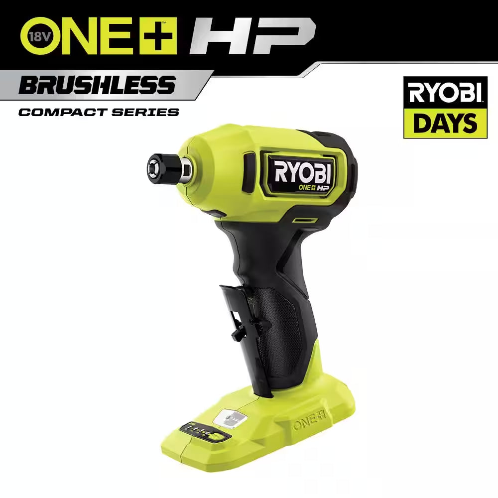 ONE+ HP 18V Brushless Cordless Compact 1/4 In. Right Angle Die Grinder (Tool Only)