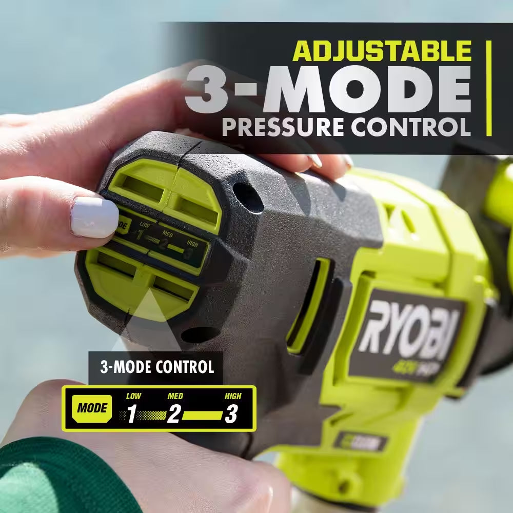 40V HP Brushless Ezclean 600 PSI 0.7 GPM Cordless Battery Cold Water Power Cleaner with 2.0 Ah Battery and Charger