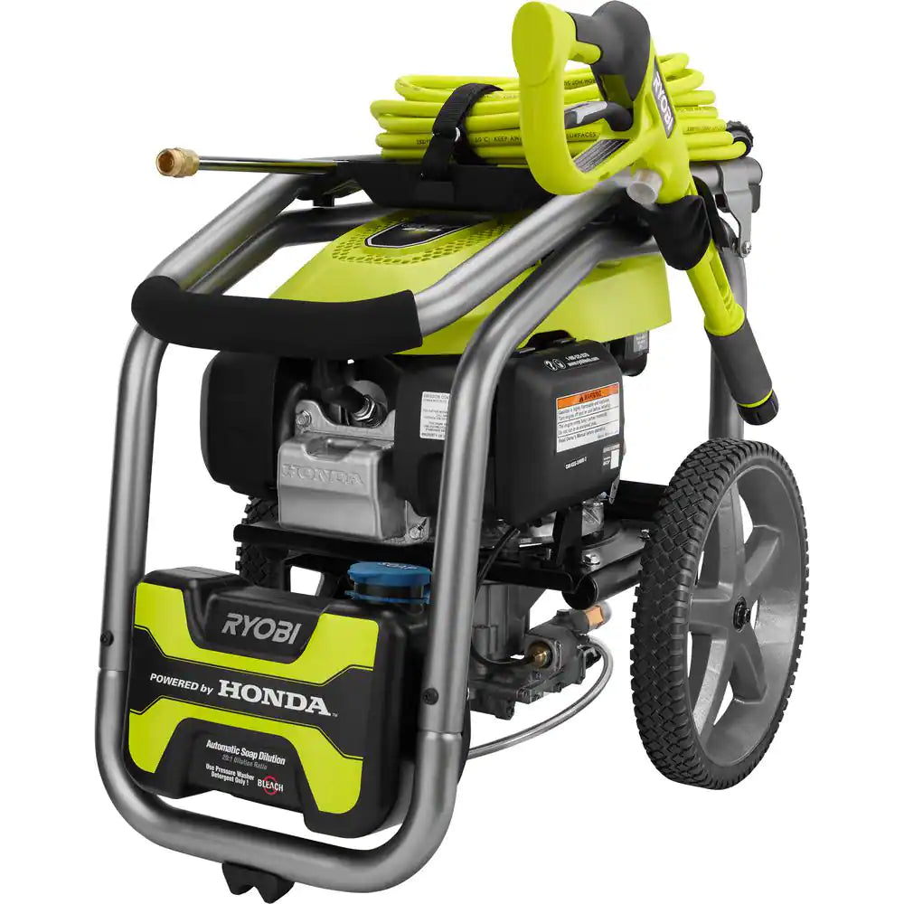 3300 PSI 2.5 GPM Cold Water Gas Pressure Washer with Honda GCV200 Engine