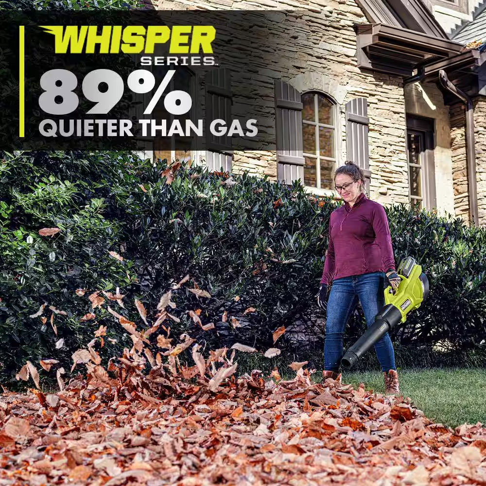 40V HP Brushless Whisper Series 155 MPH 600 CFM Cordless Battery Leaf Blower (Tool Only)