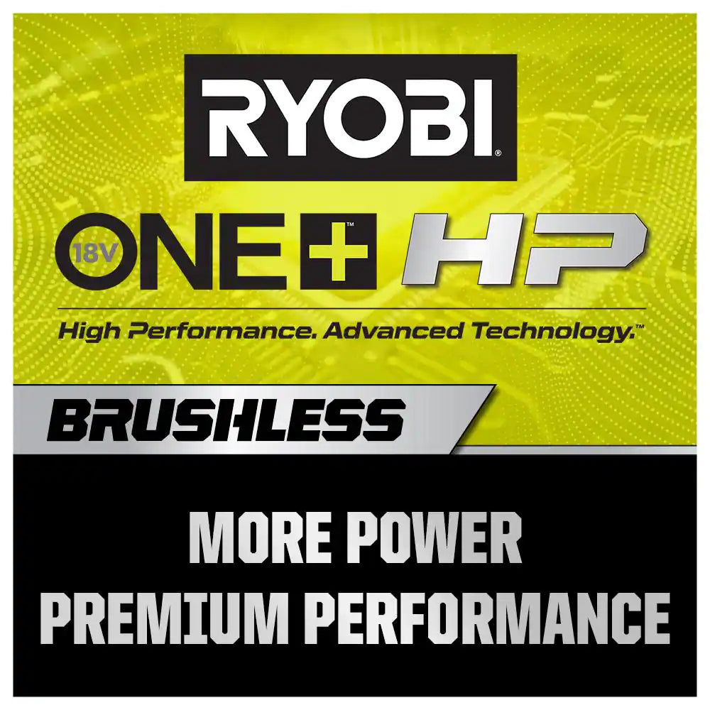 ONE+ HP 18V Brushless Cordless 1/2 In. Hammer Drill and 1/4 in 4-Mode Impact Driver Kit W/ (2) Batteries, Charger, & Bag