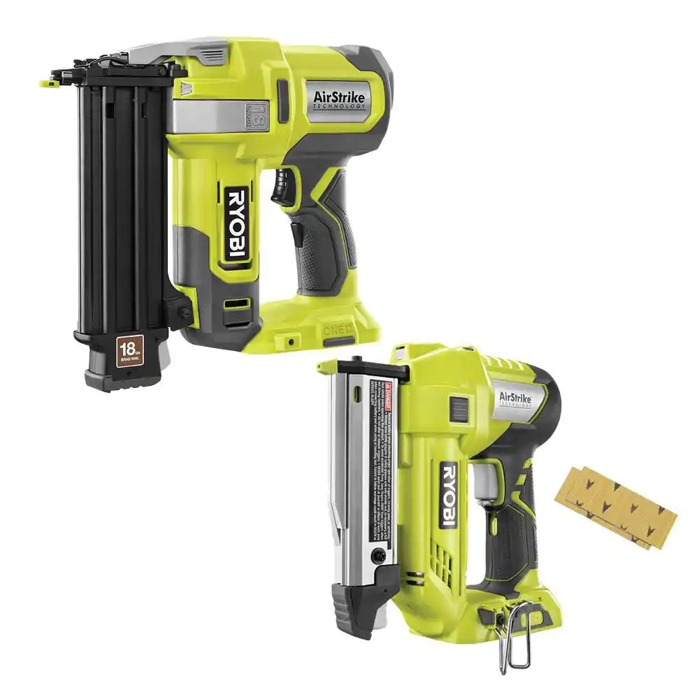 ONE+ 18V Cordless 2-Tool Combo Kit W/ 18-Gauge 2 In. Brad Nailer & 23-Gauge 1-3/8 In. Headless Pin Nailer (Tools Only)