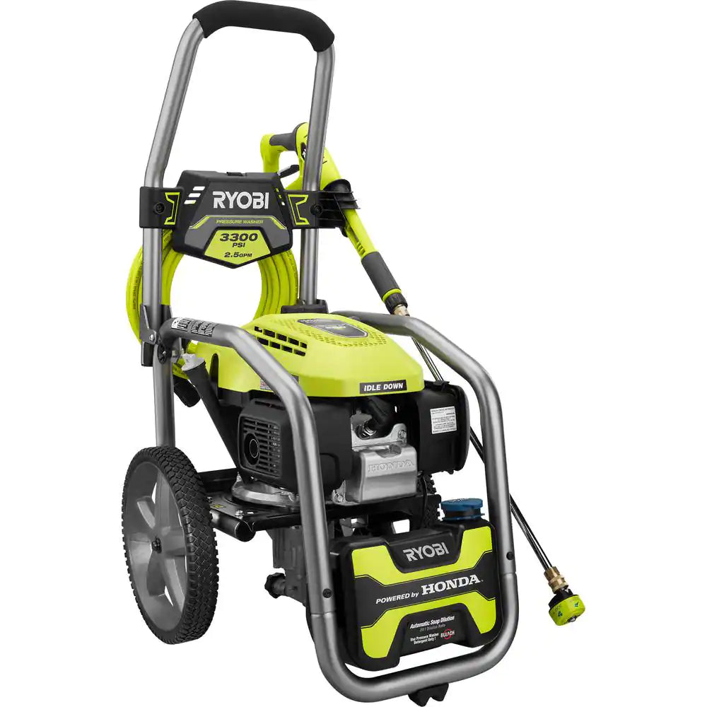 3300 PSI 2.5 GPM Cold Water Gas Pressure Washer with Honda GCV200 Engine