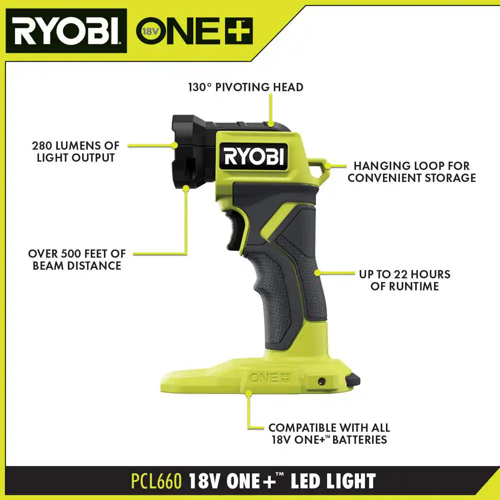 ONE+ 18V Cordless LED Light (Tool Only)