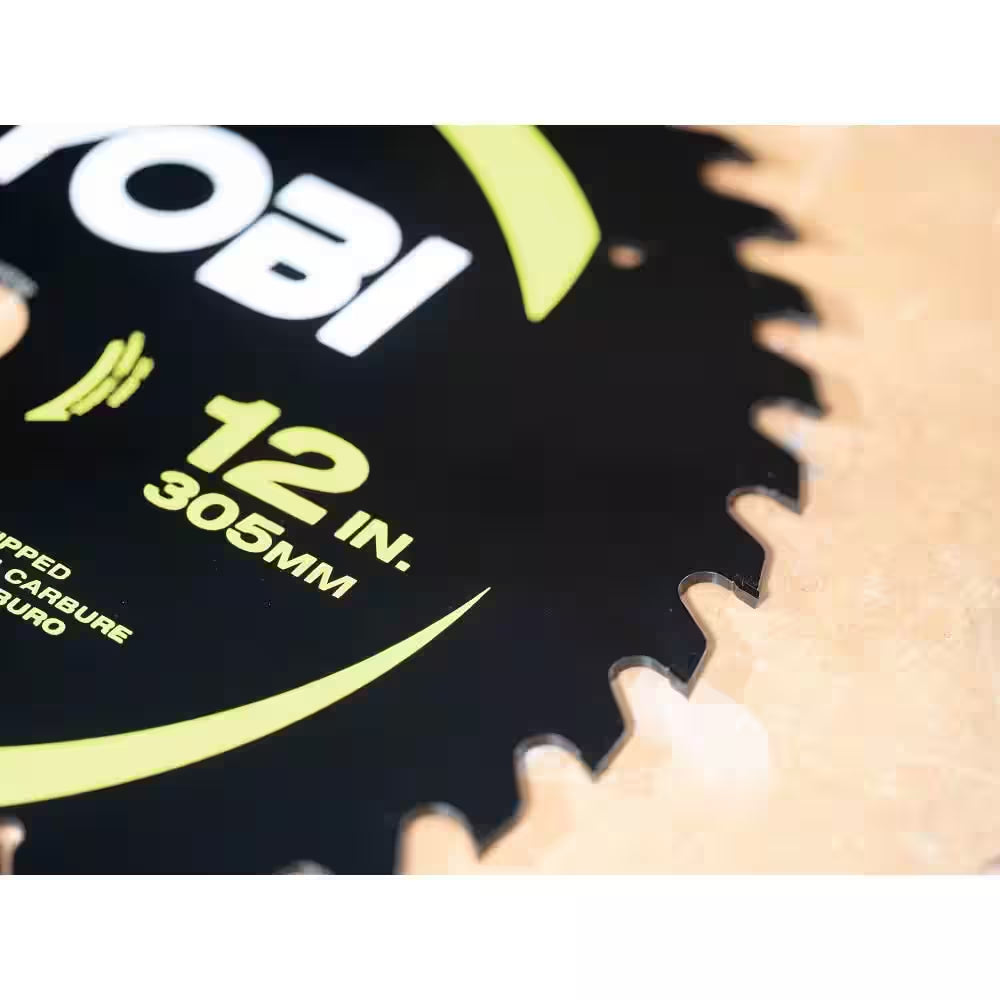 12 In. 40 Carbide Teeth Thin Kerf Miter Saw Blade