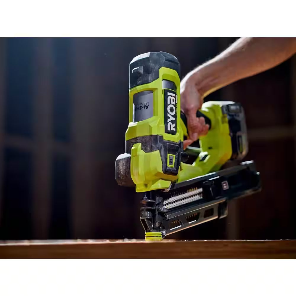 ONE+ HP 18V Brushless Cordless Airstrike 21° Framing Nailer Kit with 4.0 Ah Battery and Charger