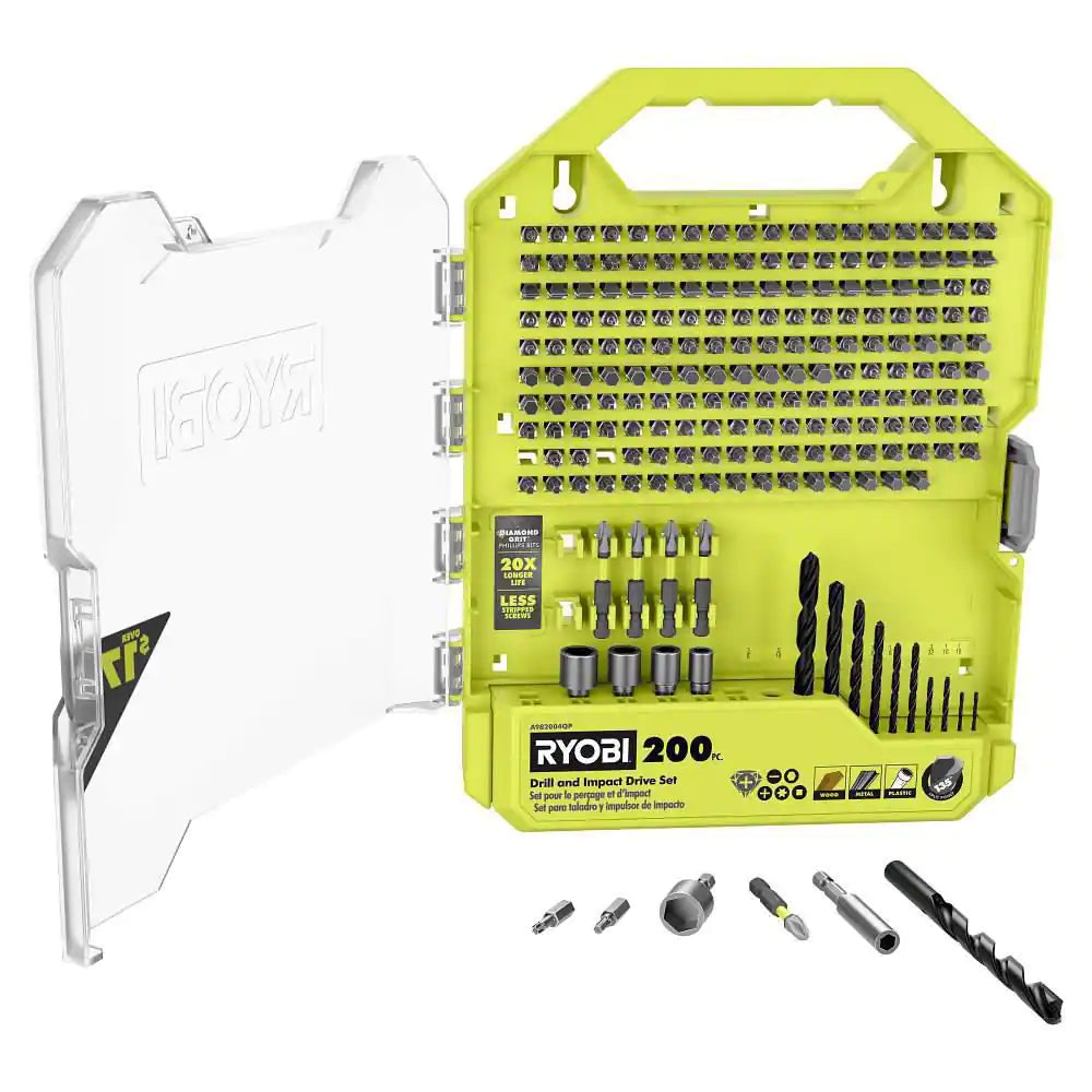 200-Piece Drill and Impact Drive Set