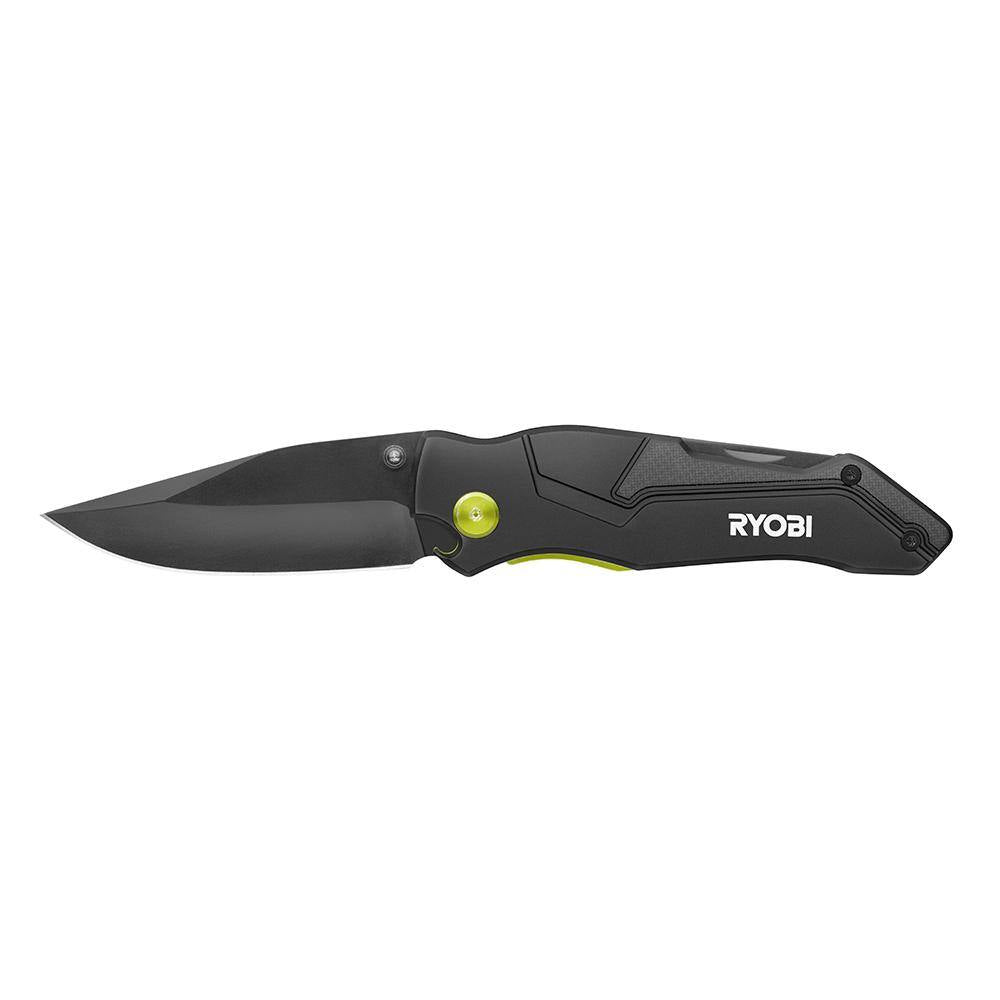 Multi-Function Folding Knife W/ 25 Ft. Tape Measure W/ Wireform Belt Clip & Black Fine Point Permanent Workshop Marker