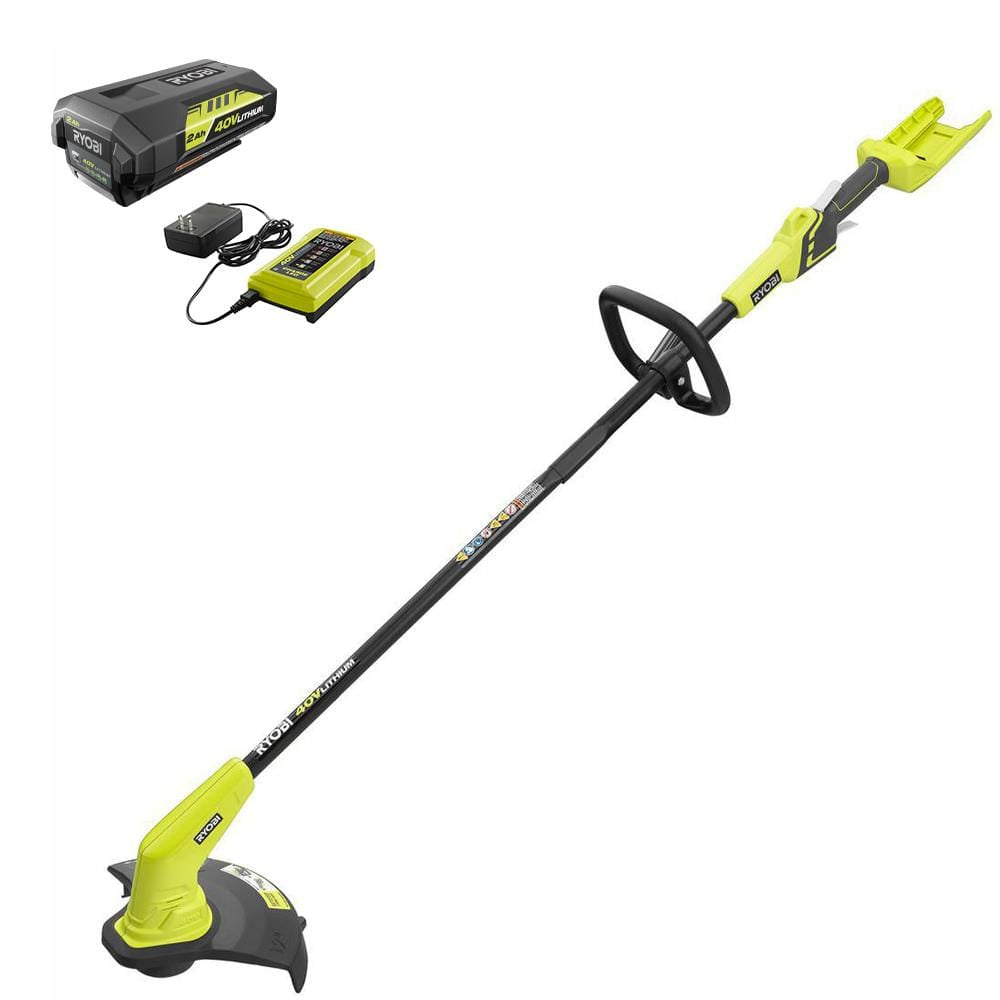 40V 12 In. Cordless Battery String Trimmer with 2.0 Ah Battery and Charger