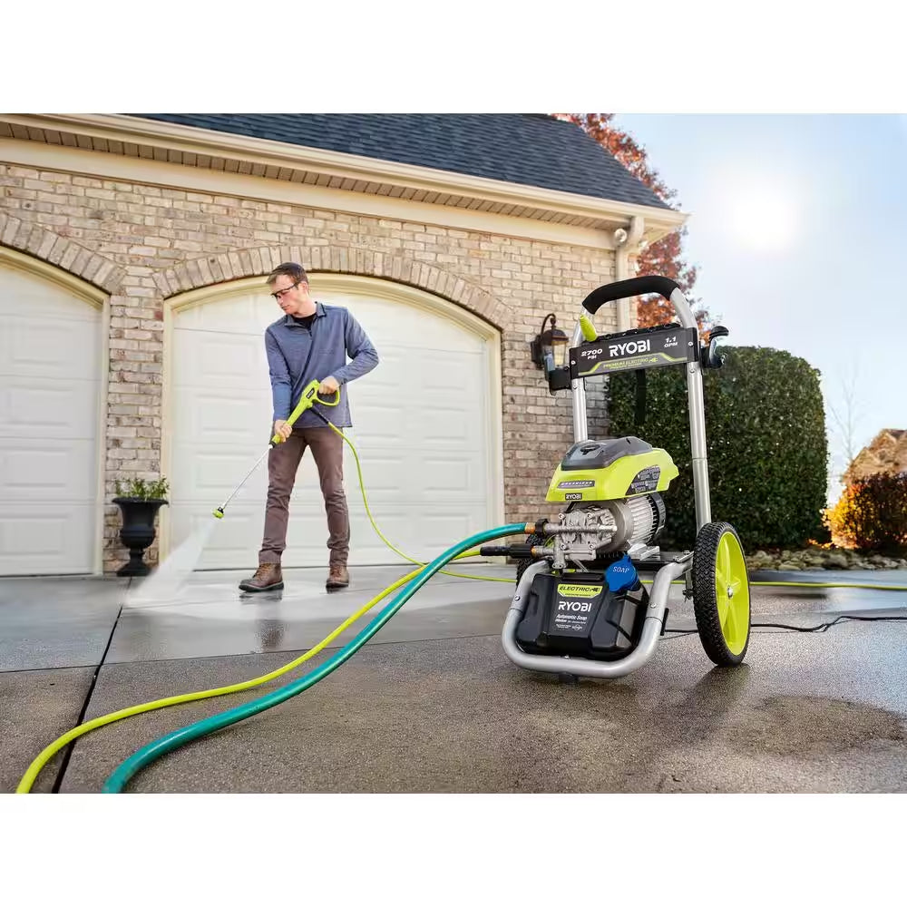 2700 PSI 1.1 GPM Cold Water Corded Electric Pressure Washer