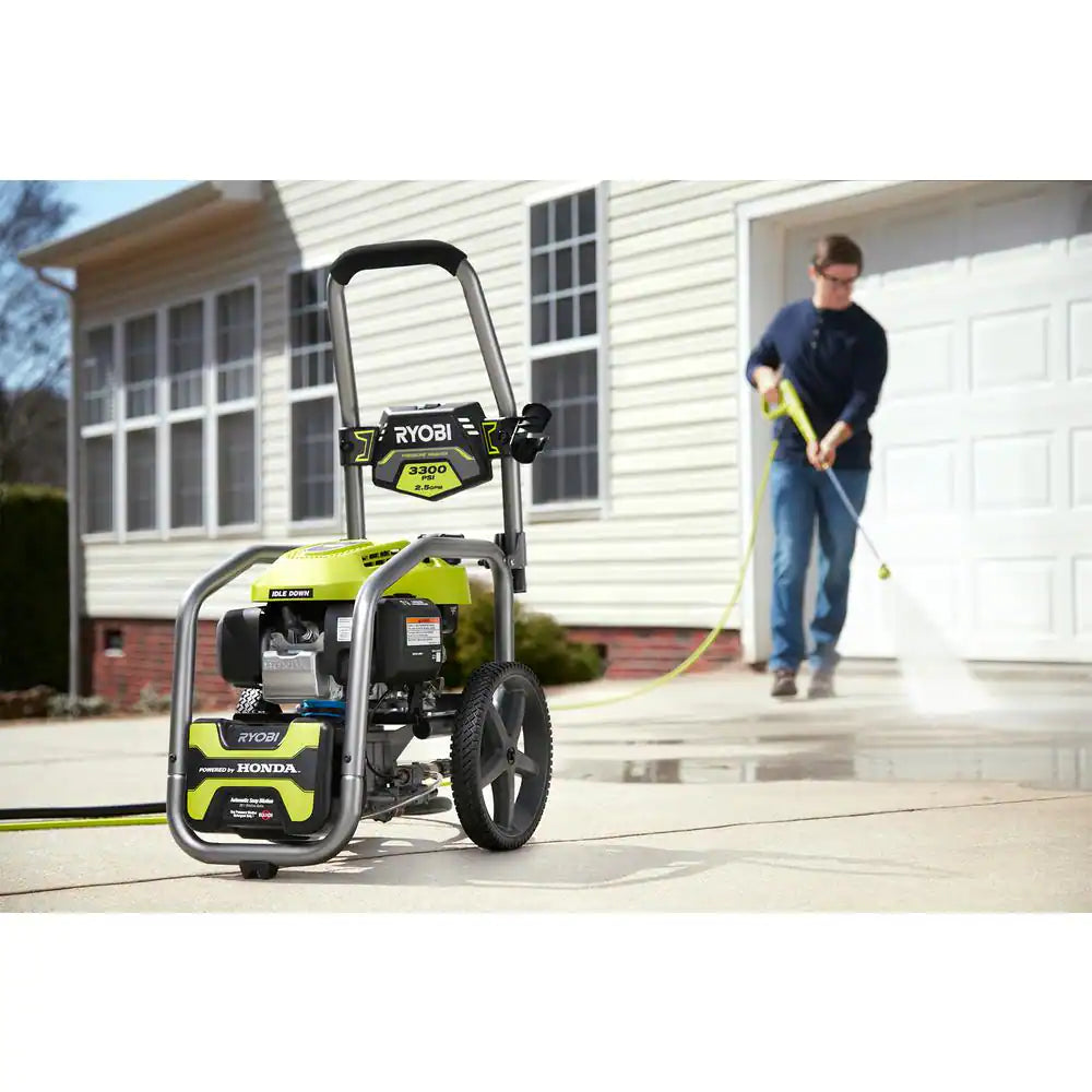 3300 PSI 2.5 GPM Cold Water Gas Pressure Washer with Honda GCV200 Engine