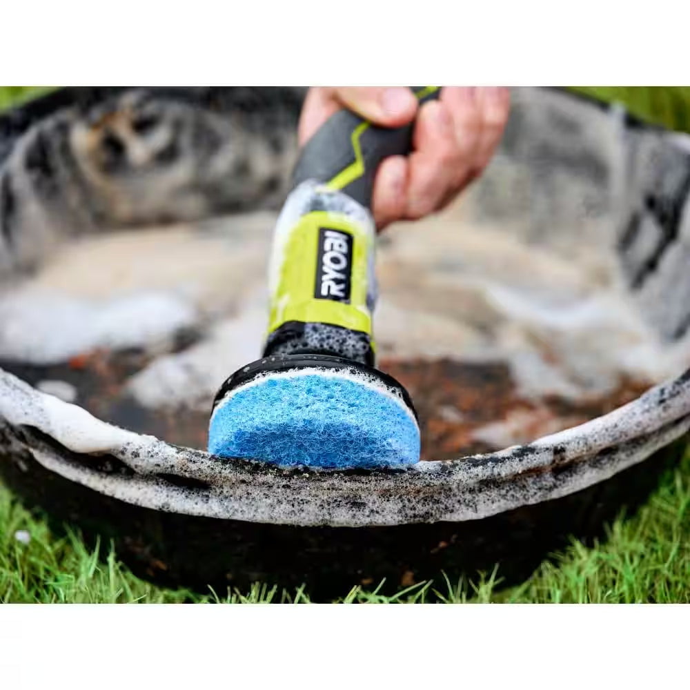 3.5 In. 2-Piece Scour Pad Scrubbing Kit for RYOBI P4400 Scrubber Tool