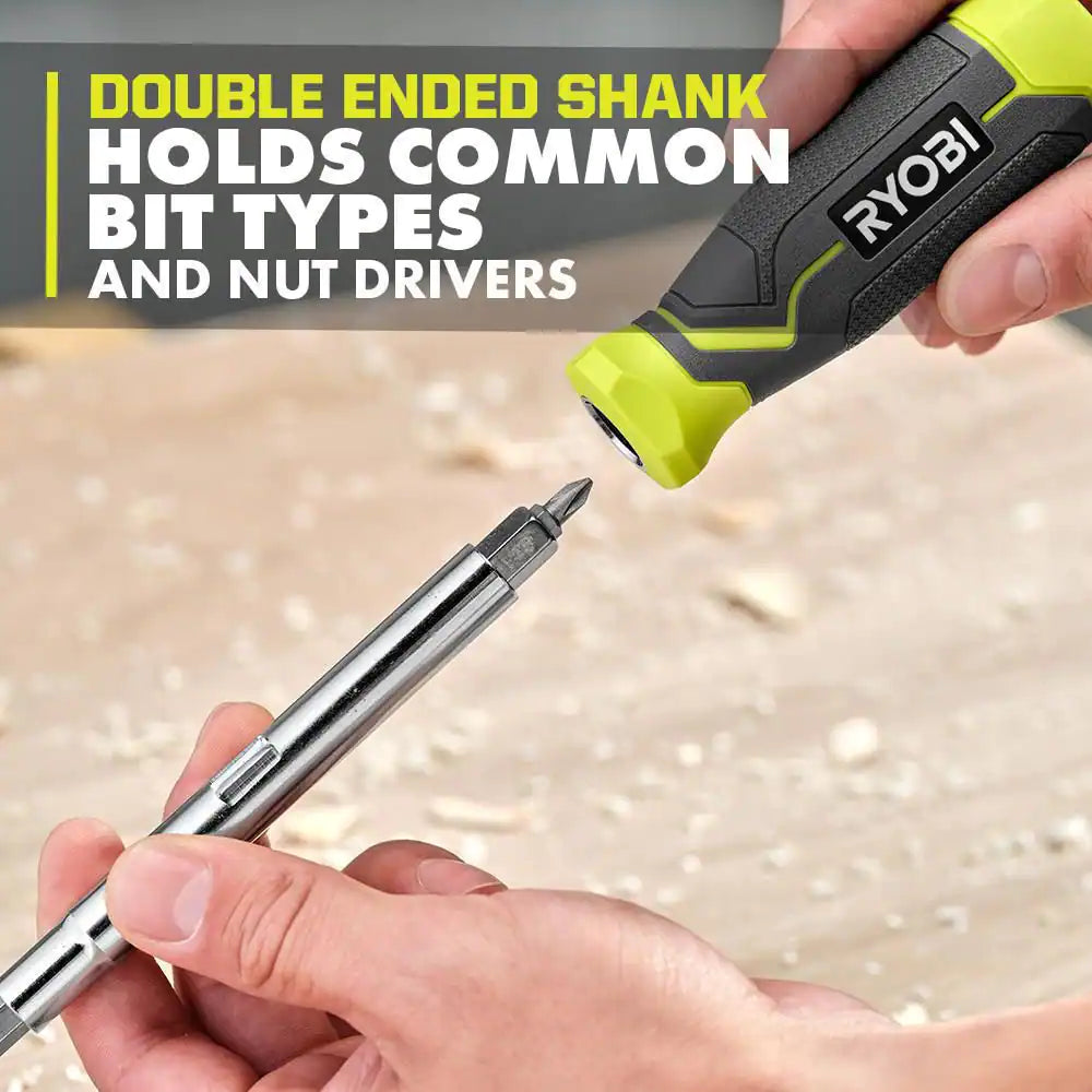 11-In-1 Multi-Bit Screwdriver with Cushion Grip Handle